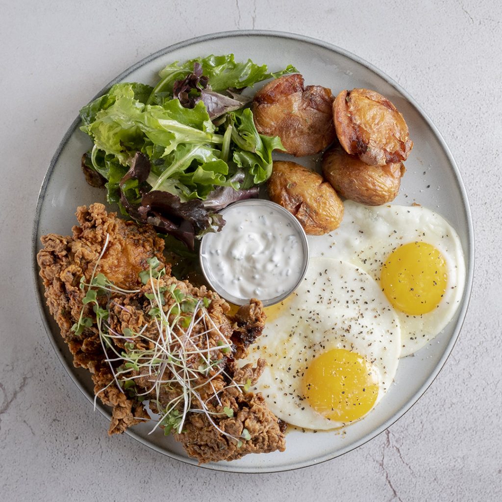 Buttermilk Fried Chicken & Egg
