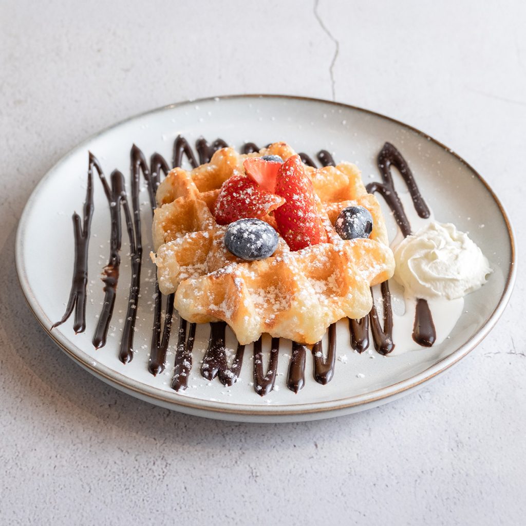 Toasted Belgian Liege Waffle